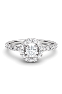 ANILLO ORO BTE 0,27 CT