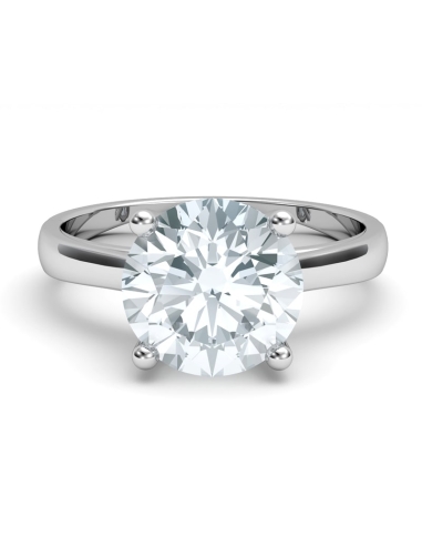 ANILLO ORO TOPACIO BLANCO