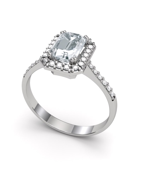 ANILLO VENDOME ORO DIAMANTES 1,43 CT (OCTOGONAL 1,20 CT)