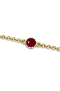 PULSERA CABOCHON ORO RUBI CABUJON 4,00MM