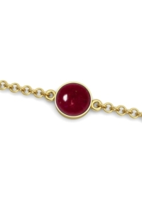 PULSERA CABOCHON ORO RUBI CABUJON 6,00MM