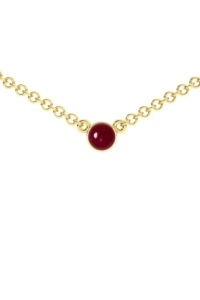 GARGANTILLA CABOCHON ORO RUBI CABUJON 4,00MM