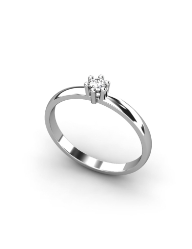 ANILLO BROOKLYN DE ORO Y DIAMANTE DE 0,10 CT