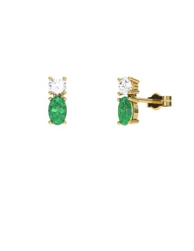 PENDIENTES FALLS ORO BRILLANTES 0,22 CT Y...