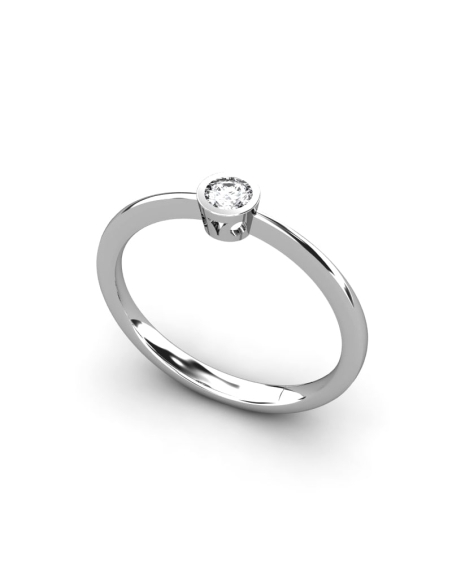ANILLO CAMDEN DE ORO Y DIAMANTE DE 0,15 CT