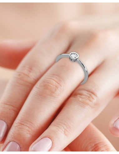 ANILLO CAMDEN DE ORO Y DIAMANTE DE 0,20 CT