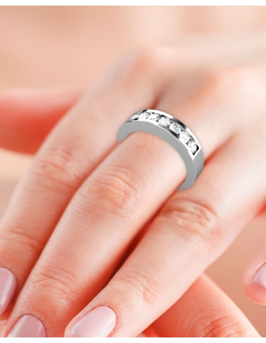 ANILLO MEDIA ALIANZA QUEENSTOWN DE ORO Y...