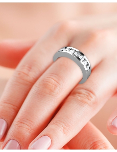 ANILLO MEDIA ALIANZA QUEENSTOWN DE ORO Y...