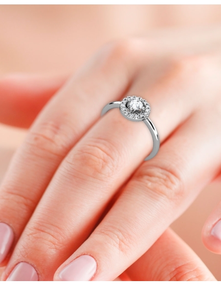 ANILLO ORO DIAMANTE 0.30 CT