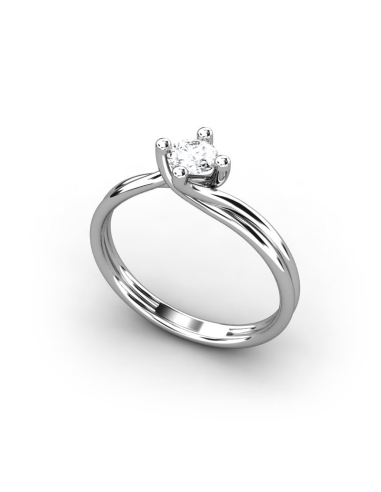 ANILLO OXFORD DE ORO Y DIAMANTE DE 0,35 CT
