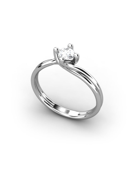 ANILLO OXFORD DE ORO Y DIAMANTE DE 0,35 CT